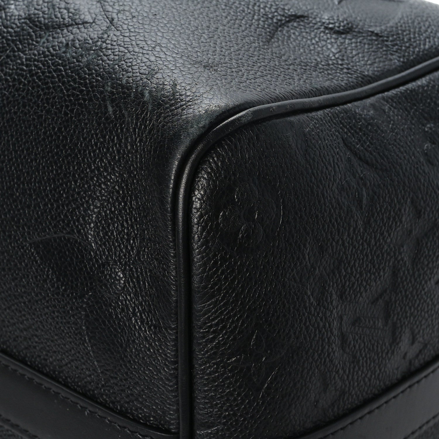 Louis Vuitton Empreinte Monogram Giant Keepall Bandouliere 45 Black 7 of 9