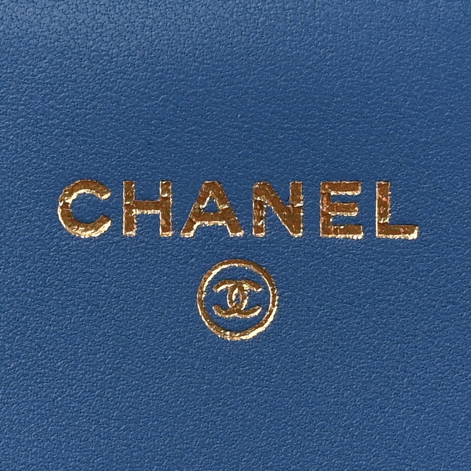 Chanel Lambskin Quilted Large Gusset Flap Wallet Blue 6 of 9