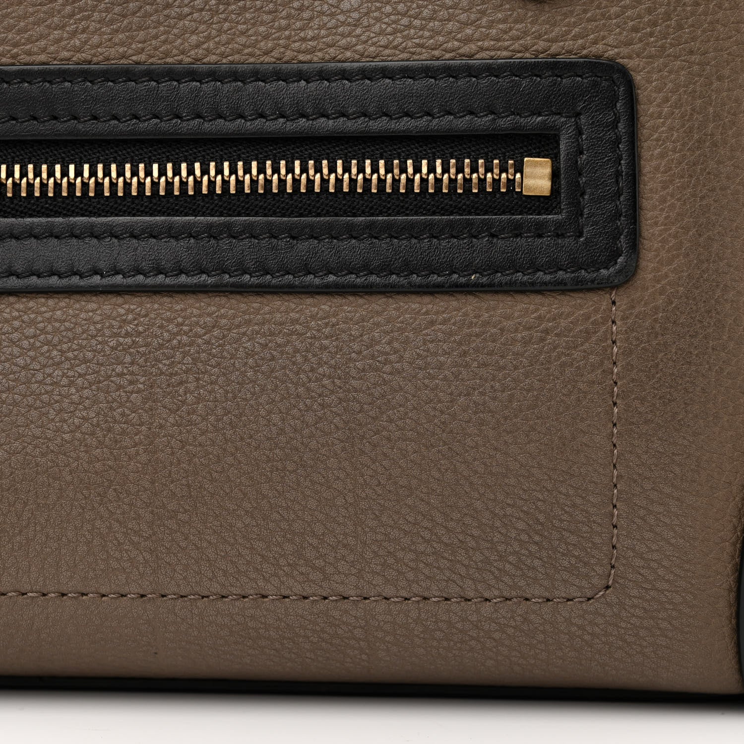 Celine Nubuck Smooth Calfskin Nano Tri-Color Luggage Desert 12 of 22