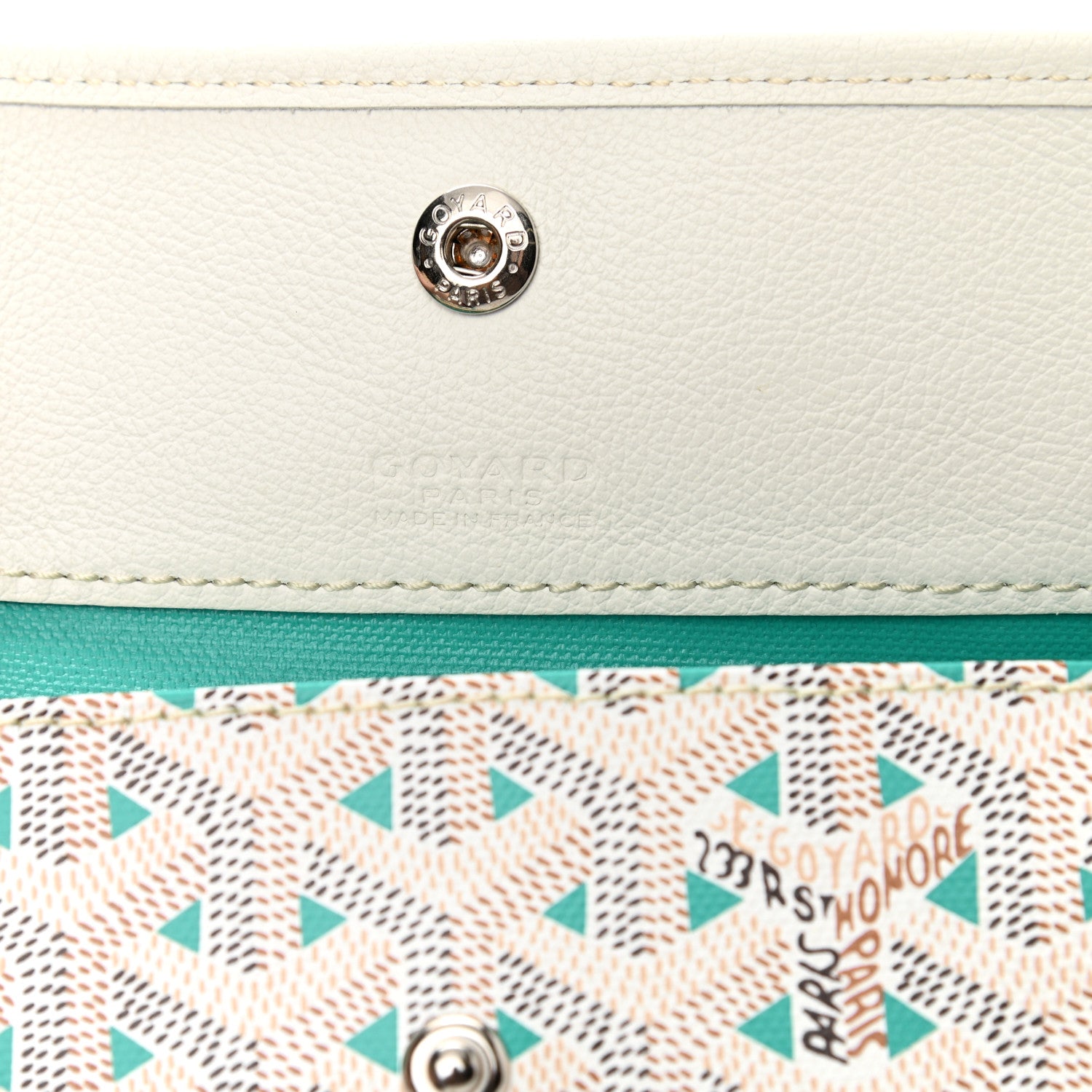 Goyard Goyardine Saint Louis Claire Voie GM White Opaline 7 of 10