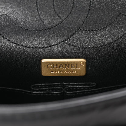 Chanel Aged Calfskin Quilted Casino 2.55 Reissue 225 Flap Black 6 of 10