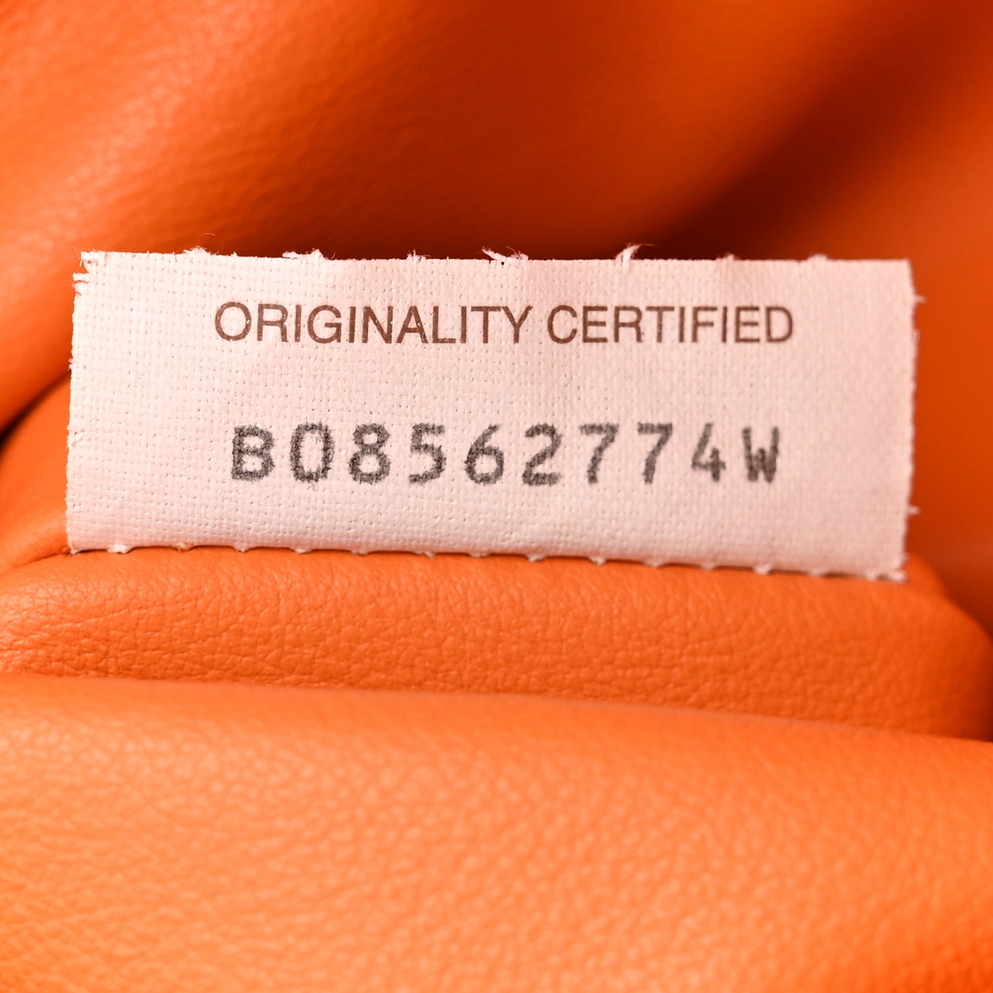 Nappa Intrecciato Small Jodie Twist Orange