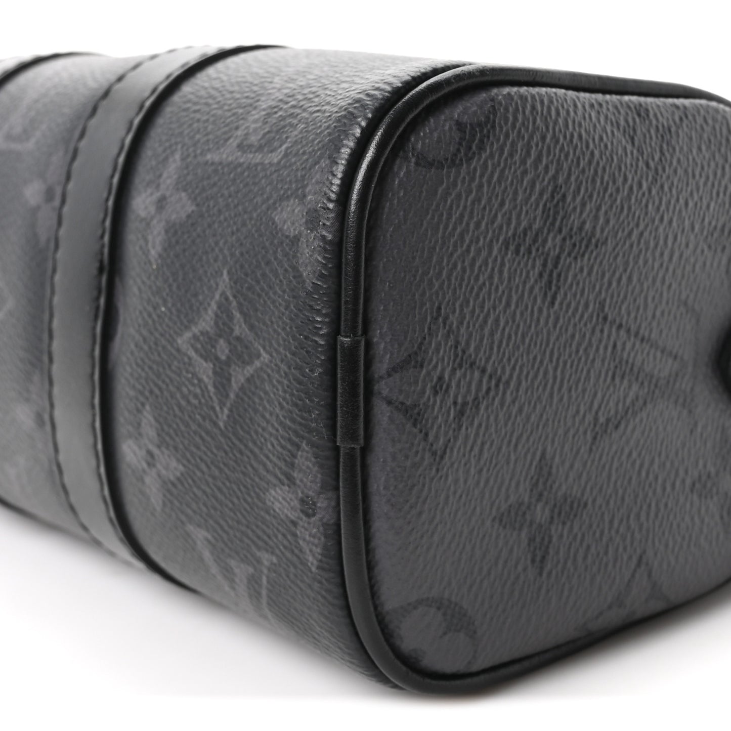 Reverse Monogram Eclipse Keepall XS Black