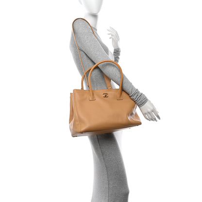 Chanel Calfskin Cerf Executive Shopper Tote Beige 2 of 11