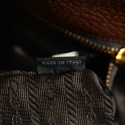 Prada Vitello Daino Tote Bruciato 8 of 12