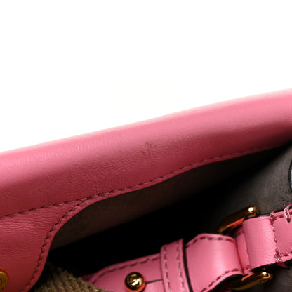 Fendi Vitello Grace Matte Small Flip Tote Pink 12 of 18