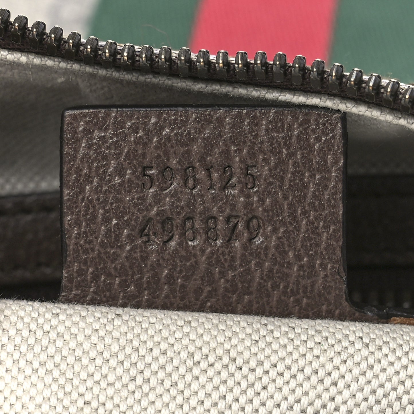 GG Supreme Monogram Web Small Ophidia Half Moon Hobo Brown