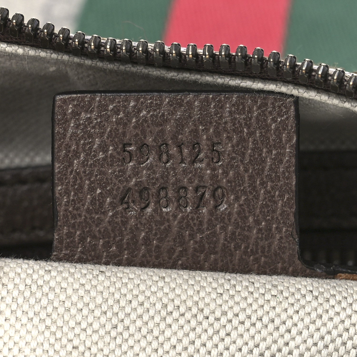 Gucci GG Supreme Monogram Web Small Ophidia Half Moon Hobo Brown 6 of 12