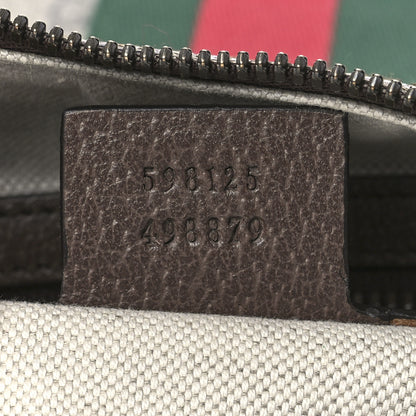 Gucci GG Supreme Monogram Web Small Ophidia Half Moon Hobo Brown 6 of 12