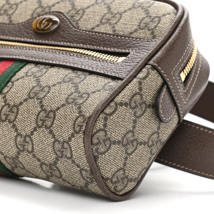 Gucci GG Supreme Monogram Web Small Ophidia Belt Bag 85 34 Dark Brown 11 of 11