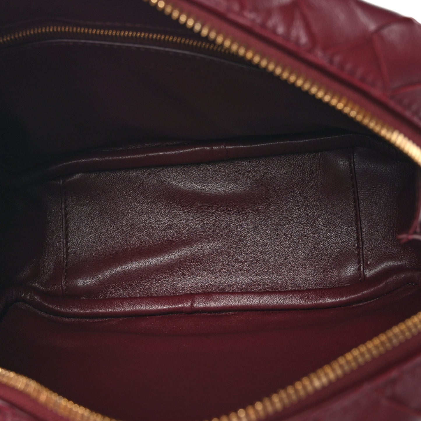 Lambskin Intrecciato Small Getaway Barolo