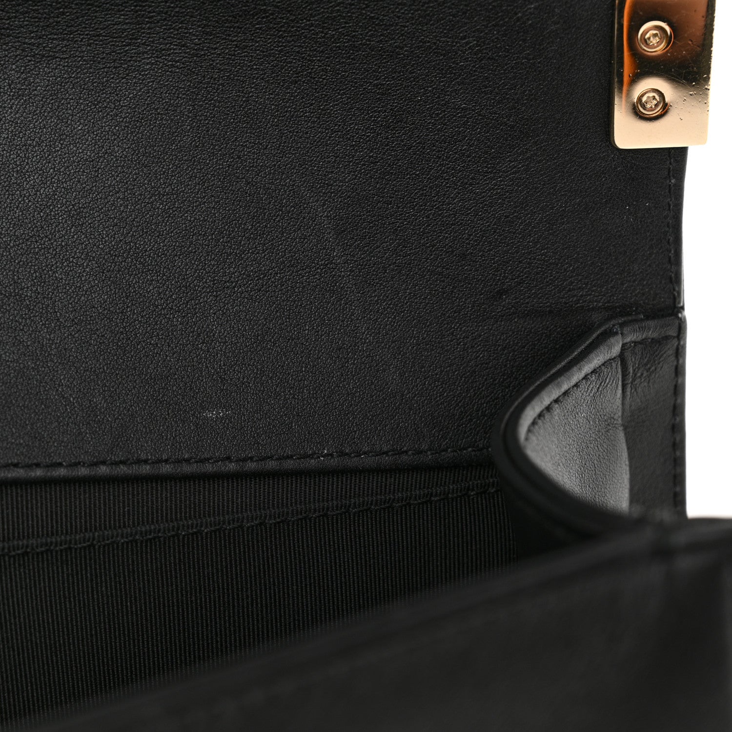 Chanel Calfskin Braided Medium Boy Flap Black 7 of 14