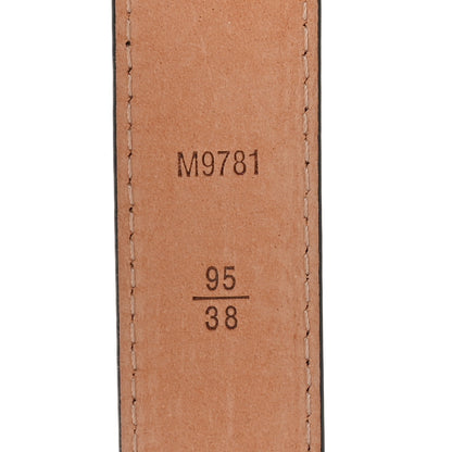 Louis Vuitton Mini Monogram 25mm LV Initiales Belt 95 38 3 of 6