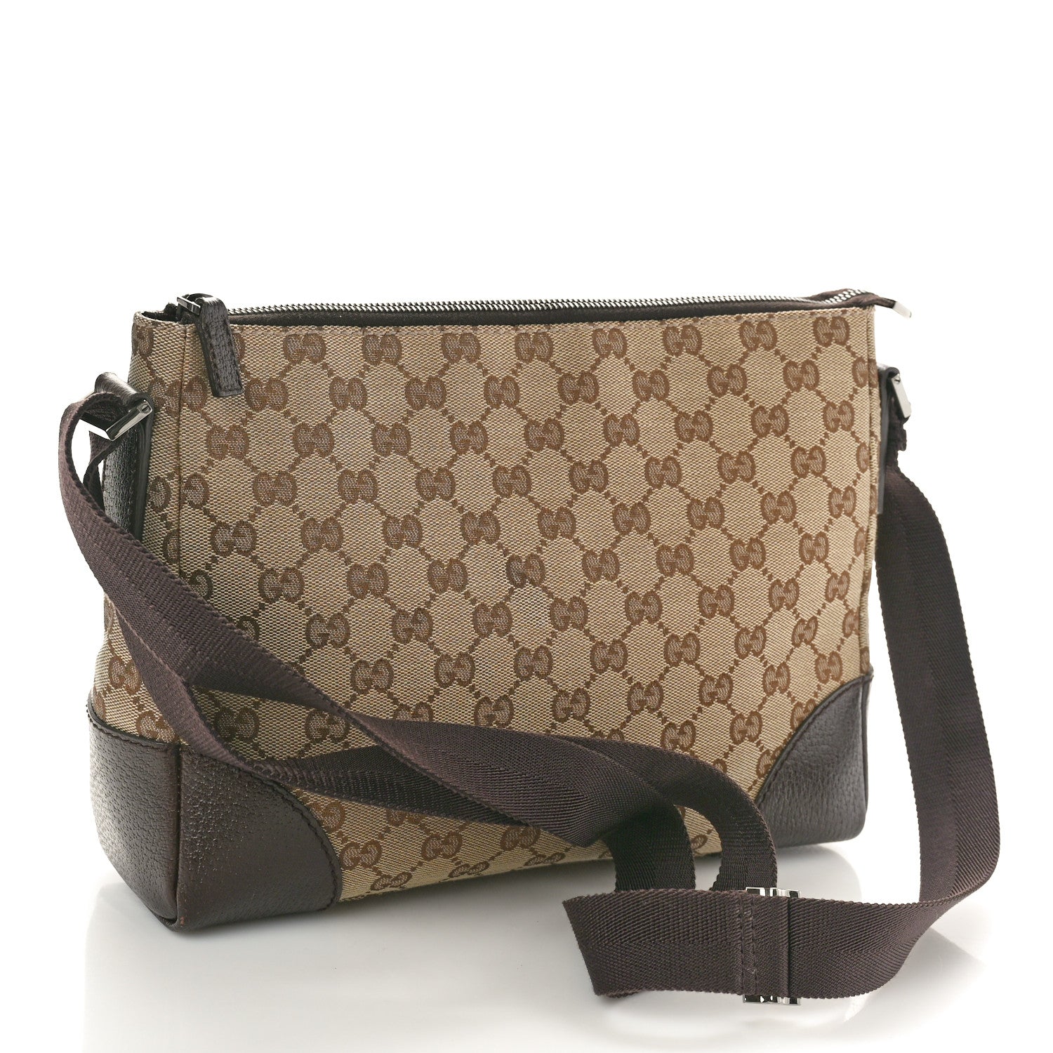 Gucci Monogram Joy Messenger Bag Dark Brown 3 of 12
