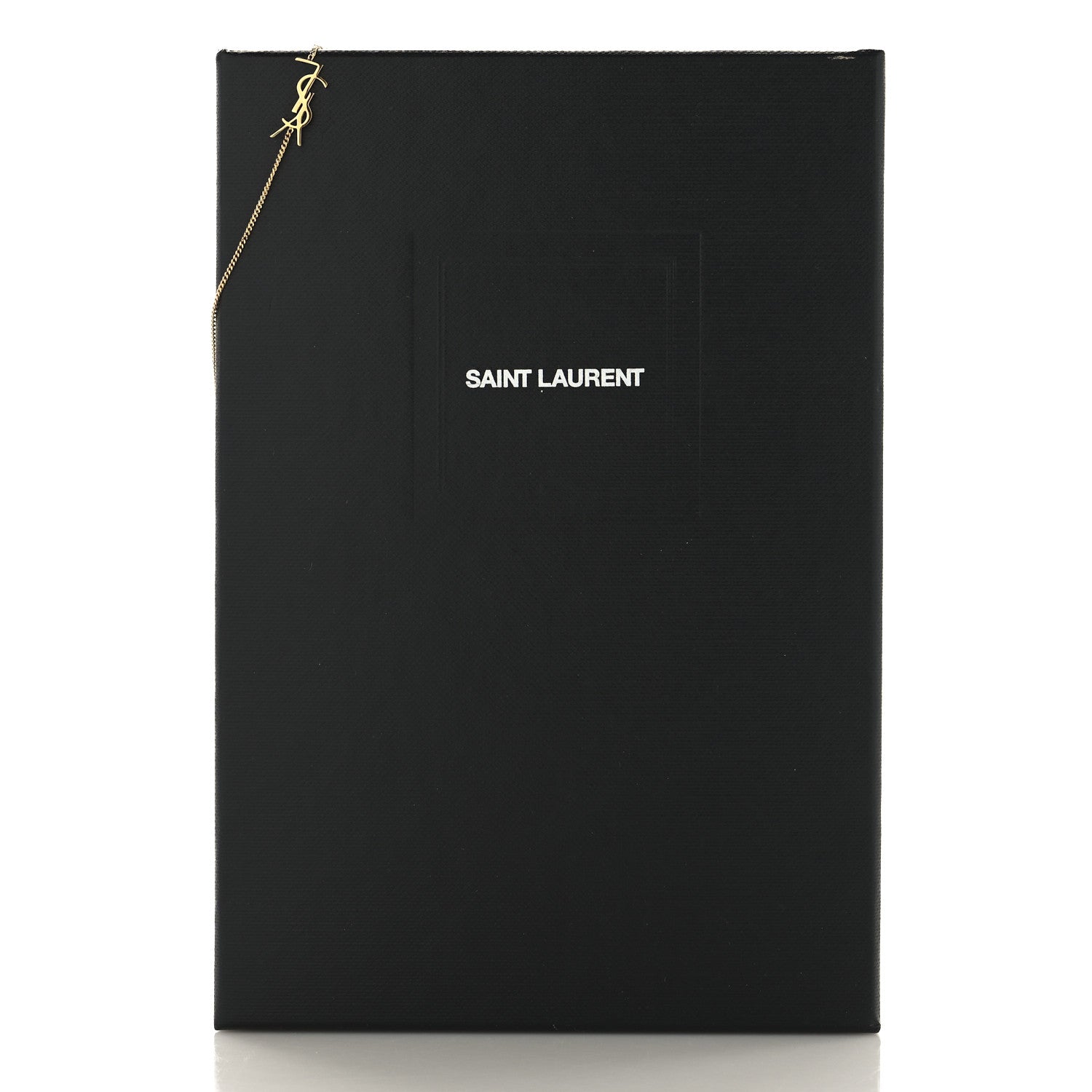 Saint Laurent Brass Monogram Charm Bracelet Gold 5 of 5
