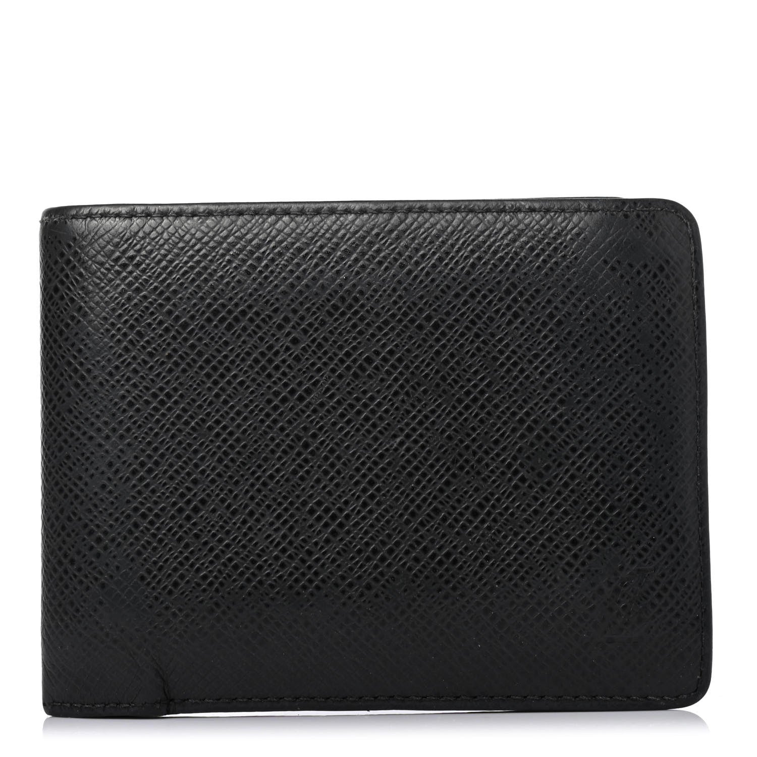 Louis Vuitton Taiga Slender Wallet Black 1 of 4
