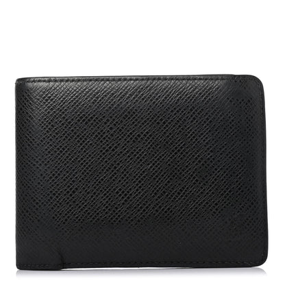 Louis Vuitton Taiga Slender Wallet Black 1 of 4