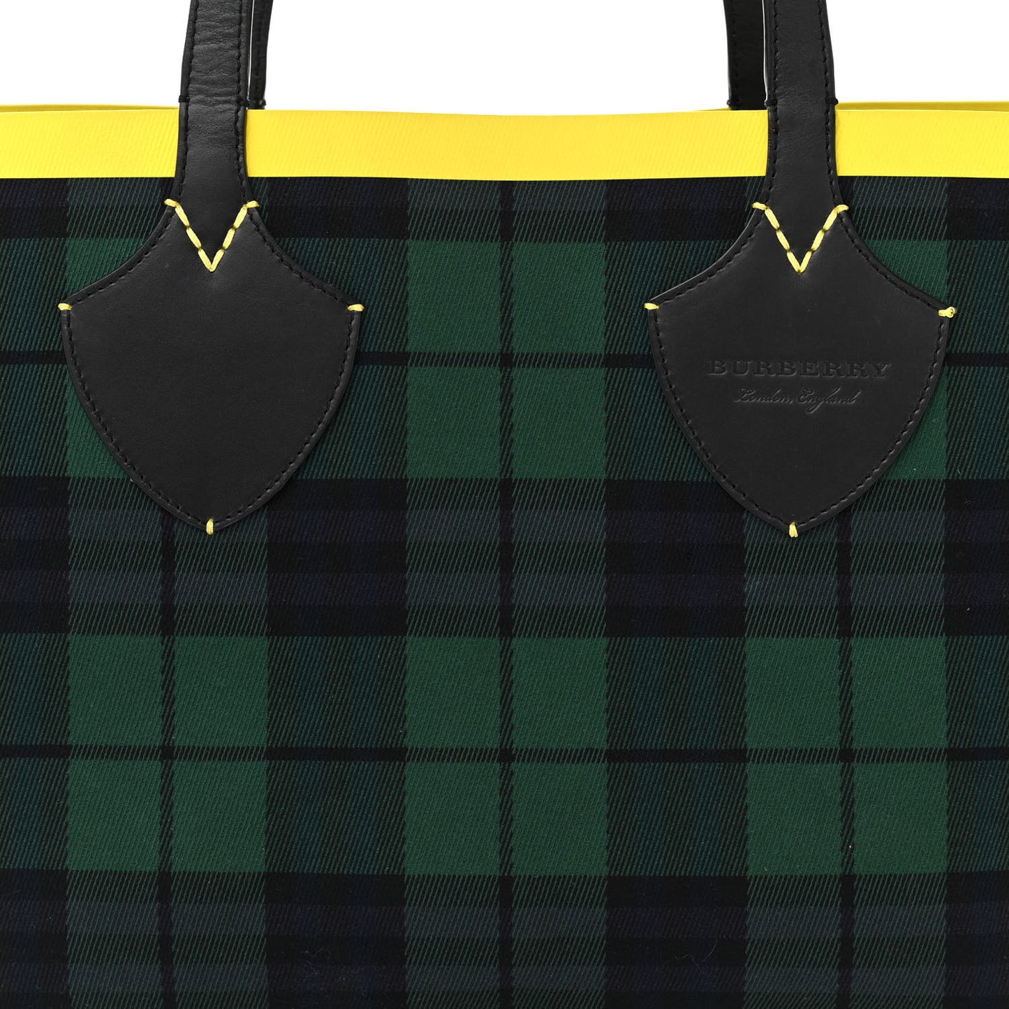 Vintage Check Medium The Giant Reversible Tote Racing Green Cobalt Blue