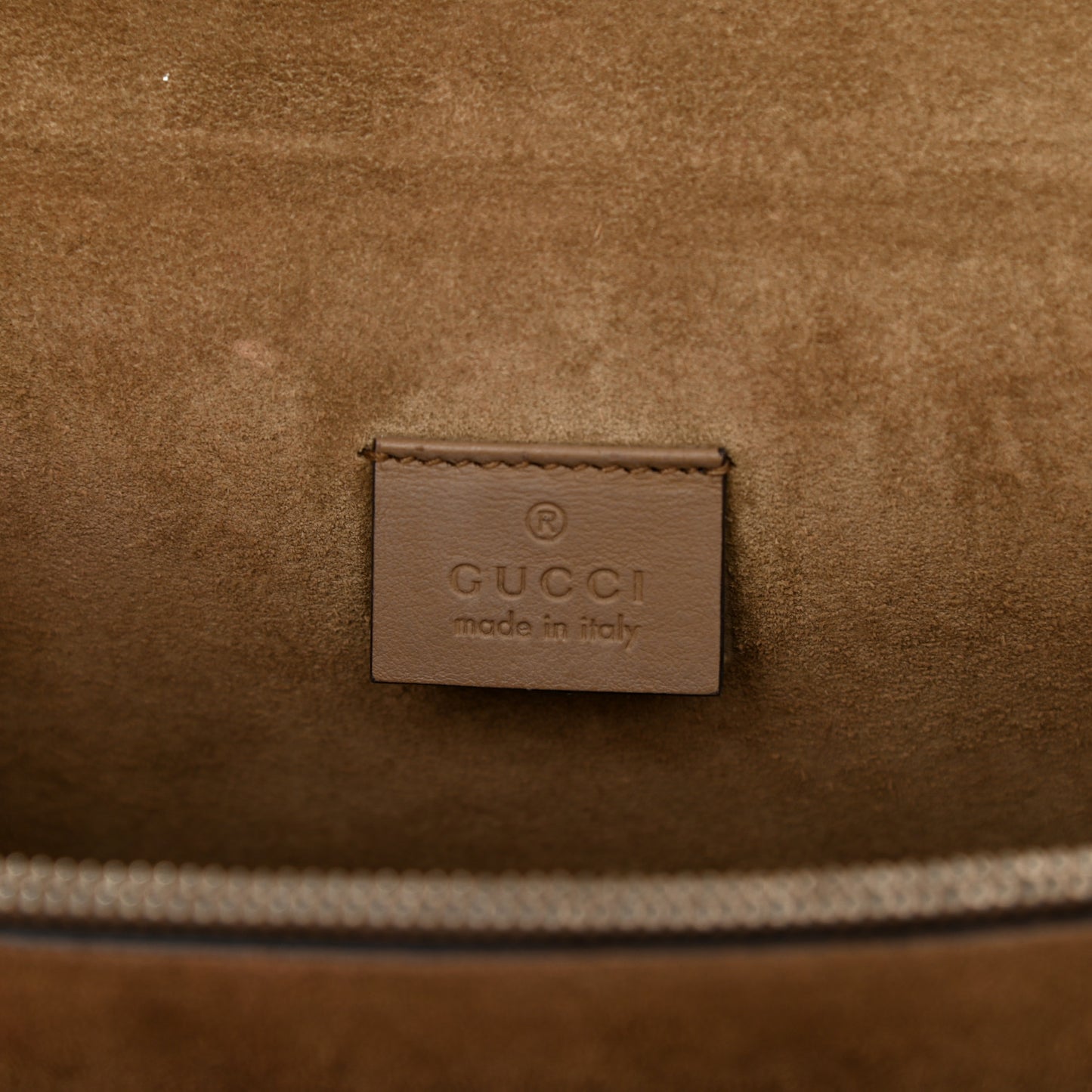 GG Supreme Monogram Medium Dionysus Shoulder Bag Taupe