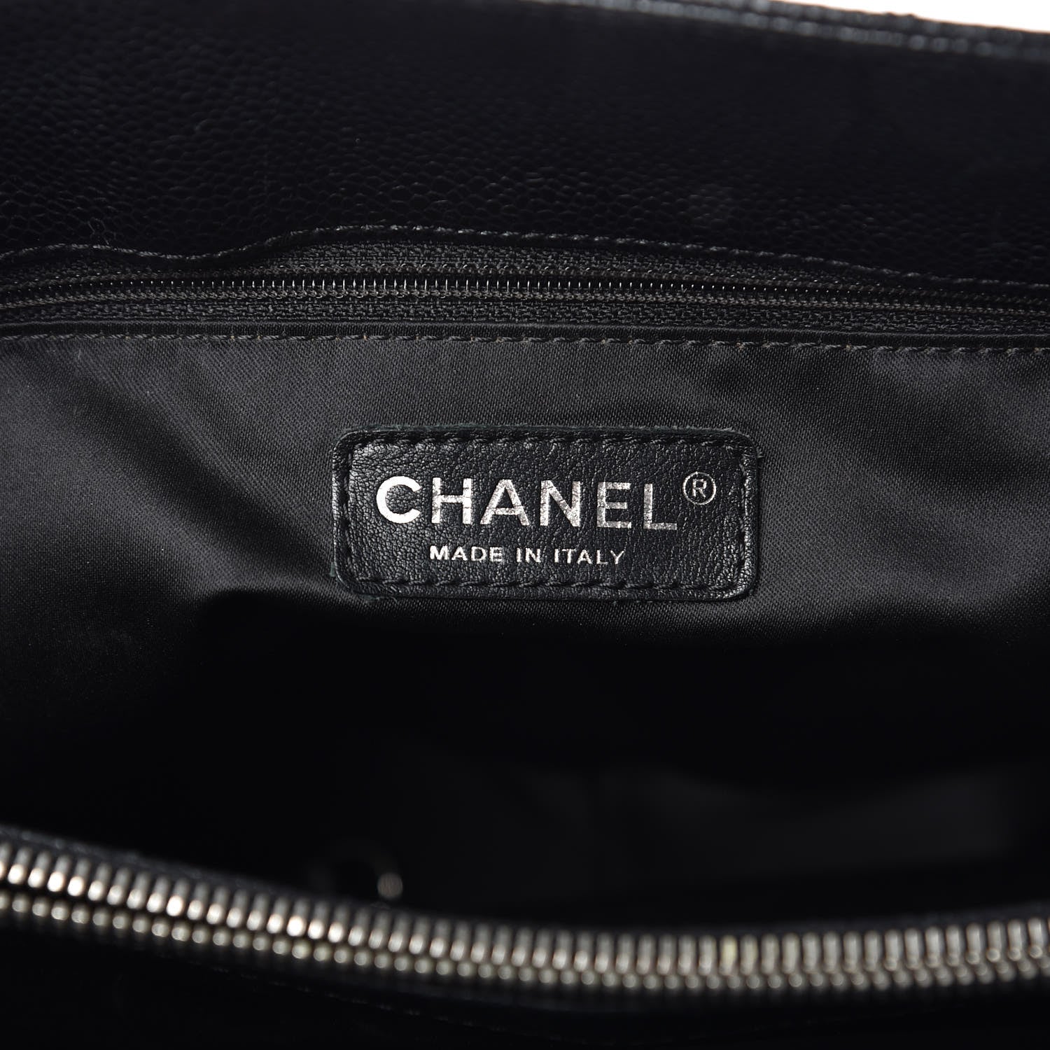 Chanel Caviar Quilted Grand Shopping Tote GST Black 6 of 14