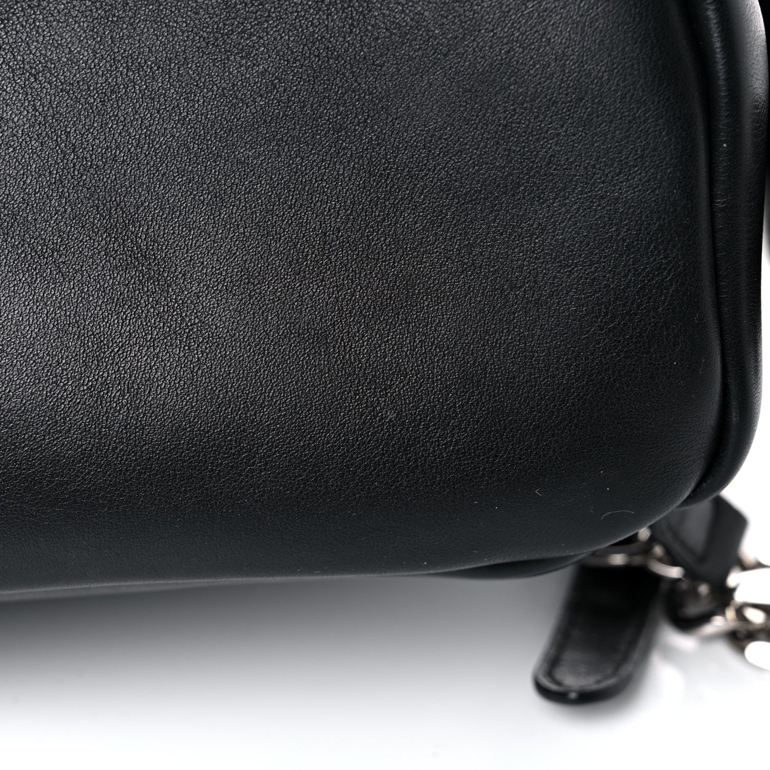 Fendi Vitello Dolce Crystal Flowerland Croc Tail Mini Backpack Black 13 of 22