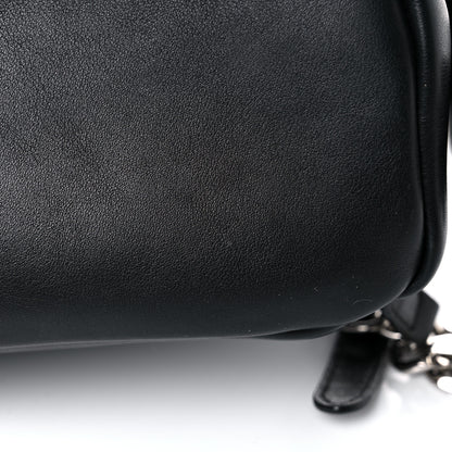 Fendi Vitello Dolce Crystal Flowerland Croc Tail Mini Backpack Black 13 of 22