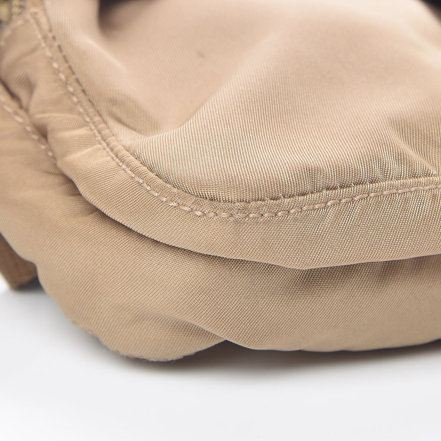 Tessuto Nylon Saffiano Belt Bag Brown