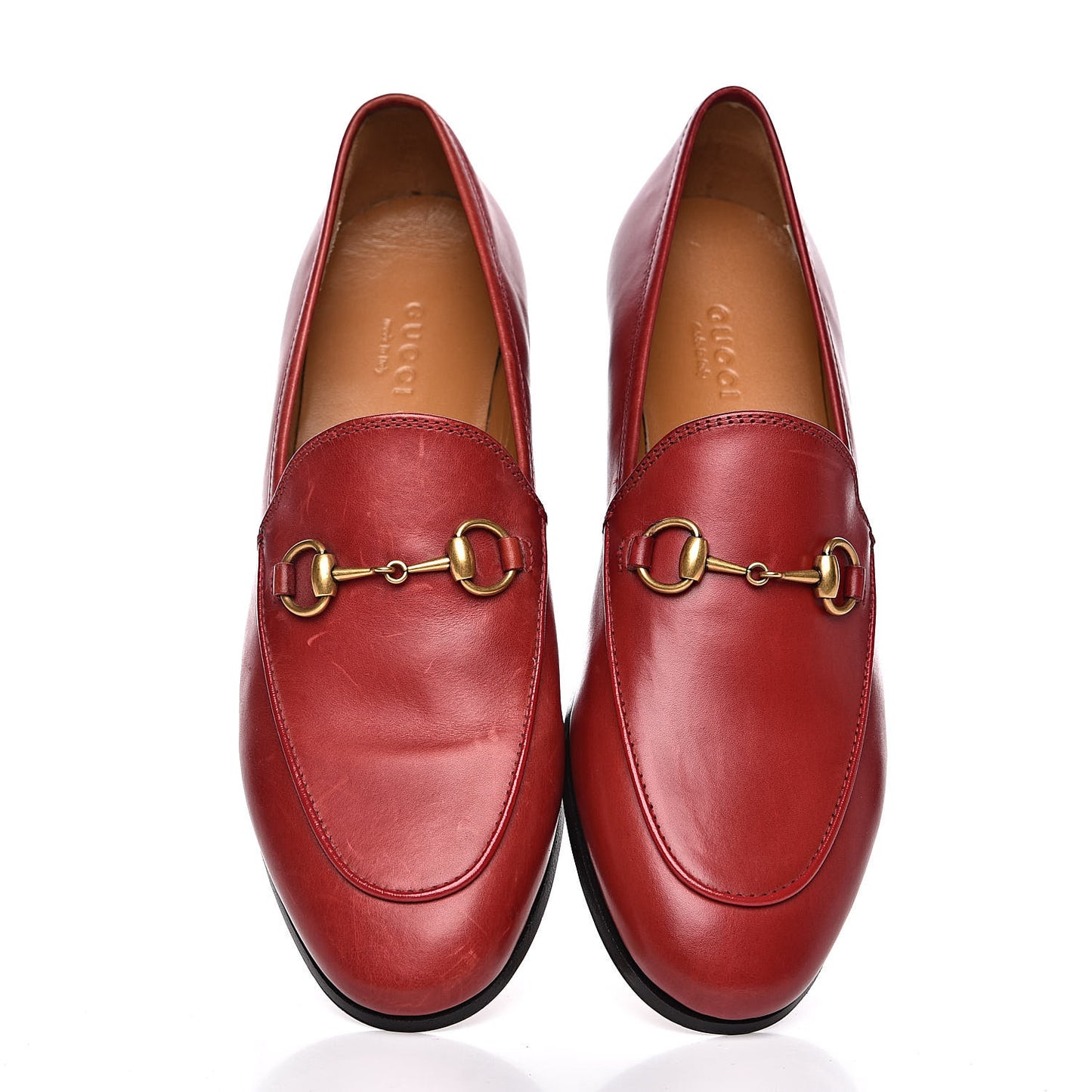 Calfskin Womens Jordaan Loafers 37 Hibiscus Red