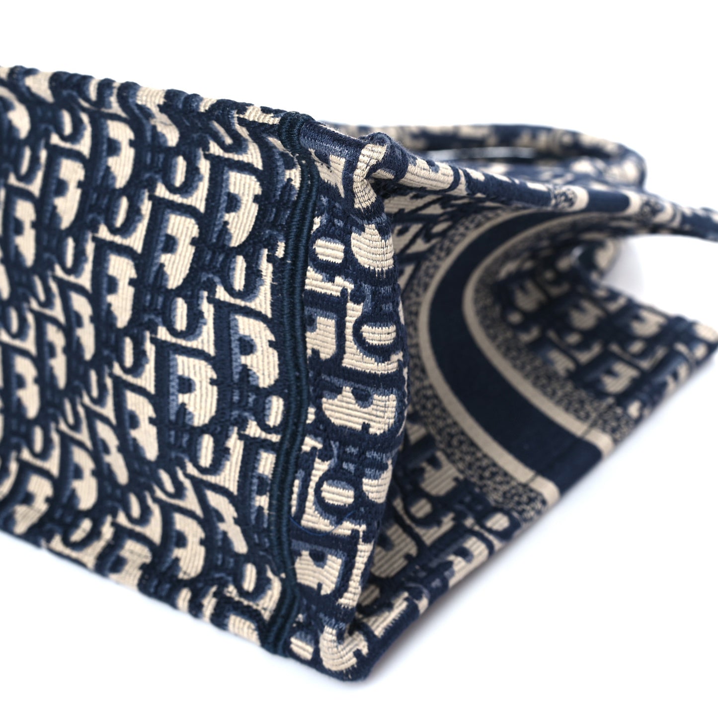 Oblique Small Book Tote Blue Multicolor