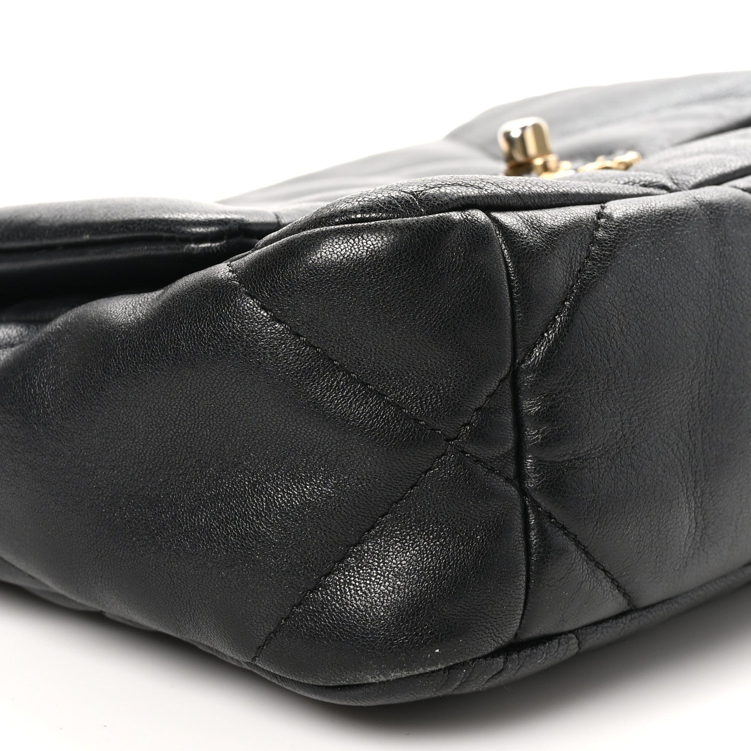 Chanel Lambskin Quilted Medium Chanel 19 Flap Black 9 of 11