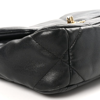 Chanel Lambskin Quilted Medium Chanel 19 Flap Black 9 of 11