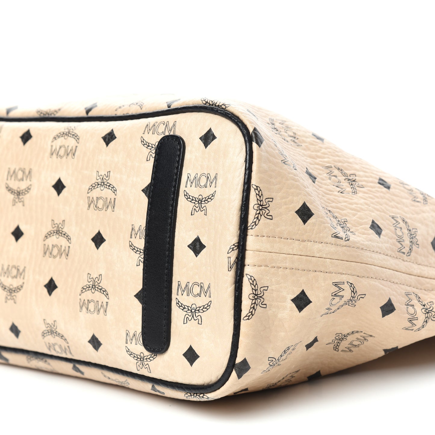 Visetos Medium Project Reversible Shopper Tote Beige