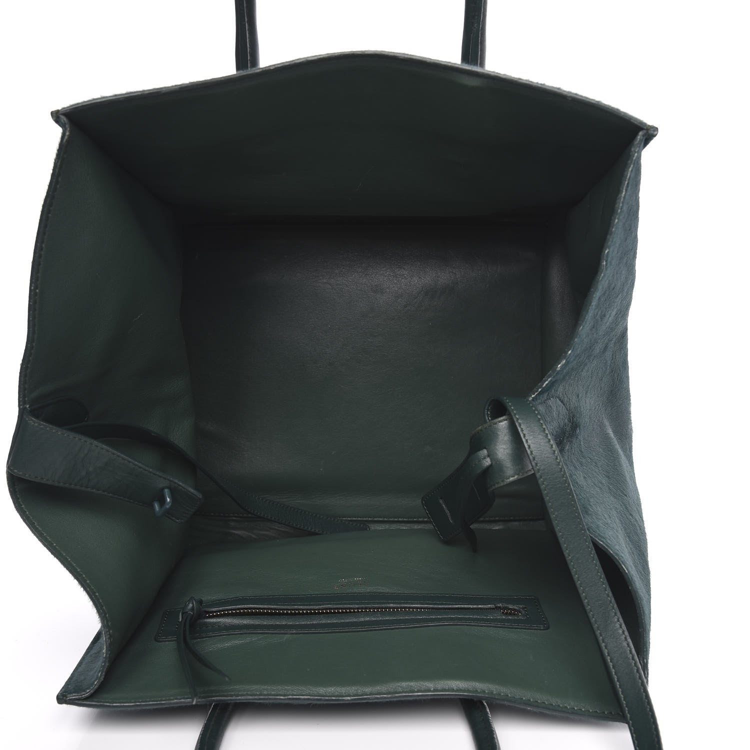 Celine Pony Hair Small Phantom Luggage Jade 5 of 24