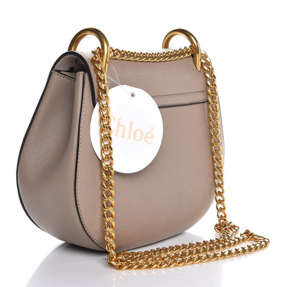 Chloe Grained Lambskin Drew Shoulder Bag Motty Grey 3 of 7