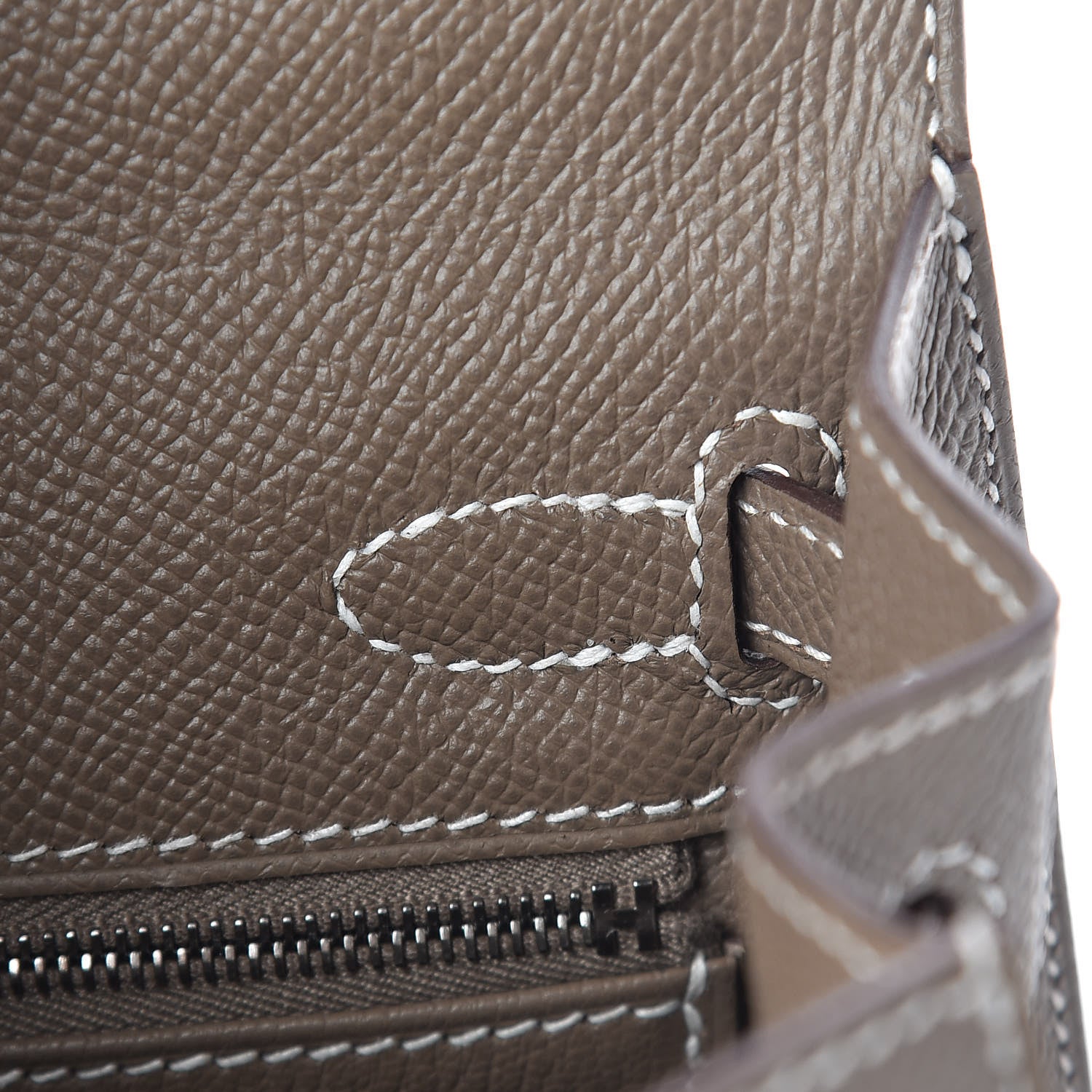 Hermes Epsom Kelly Sellier 25 Etoupe 13 of 38