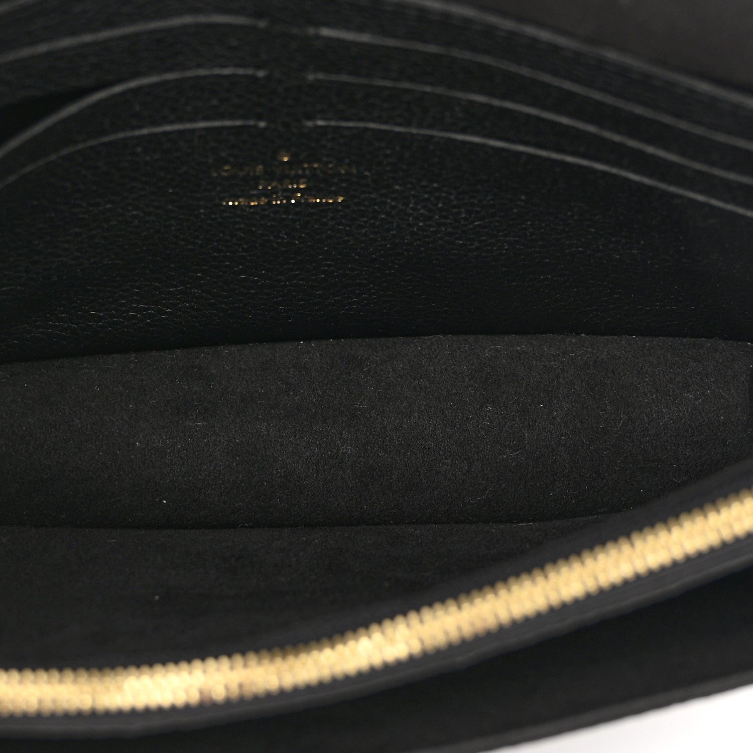 Louis Vuitton LOUIS VUITTON Empreinte Vavin Chain Wallet Black 5 of 9
