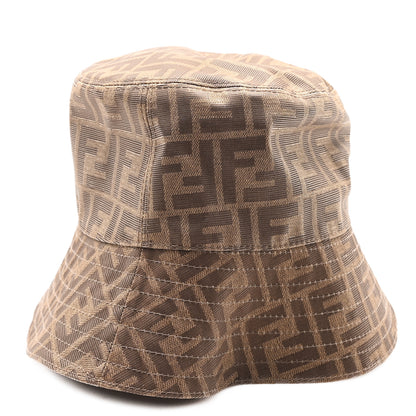 Fendi Technical Fabric FF Reversible Bucket Hat S Tobacco Beige 4 of 13