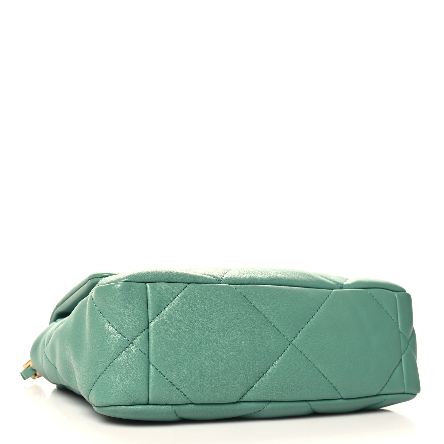 Chanel Lambskin Quilted Medium Chanel 19 Flap Green 4 of 11