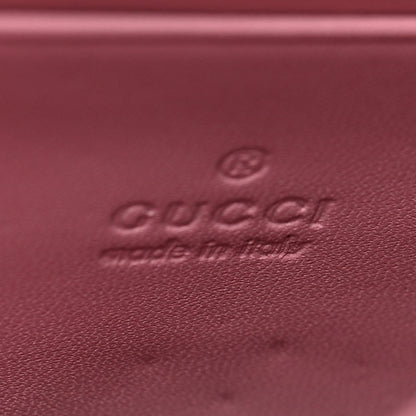 Gucci Guccissima Icon Chain Wallet Carmine Rose 6 of 8