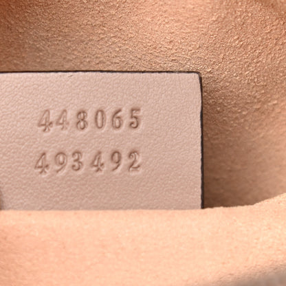 Gucci Calfskin Matelasse Mini GG Marmont Chain Shoulder Bag Porcelain Rose 7 of 12