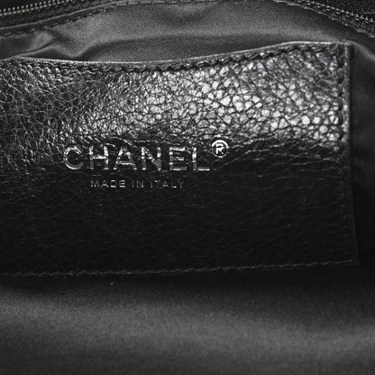 Chanel Glazed Calfskin Large On The Road Tote Black 6 of 10