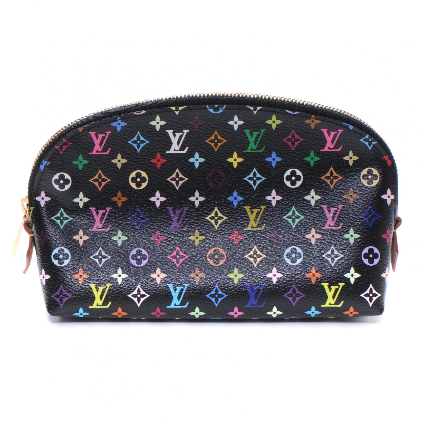 Louis Vuitton Monogram Multicolor Cosmetic Pouch Black Grenade 1 of 7