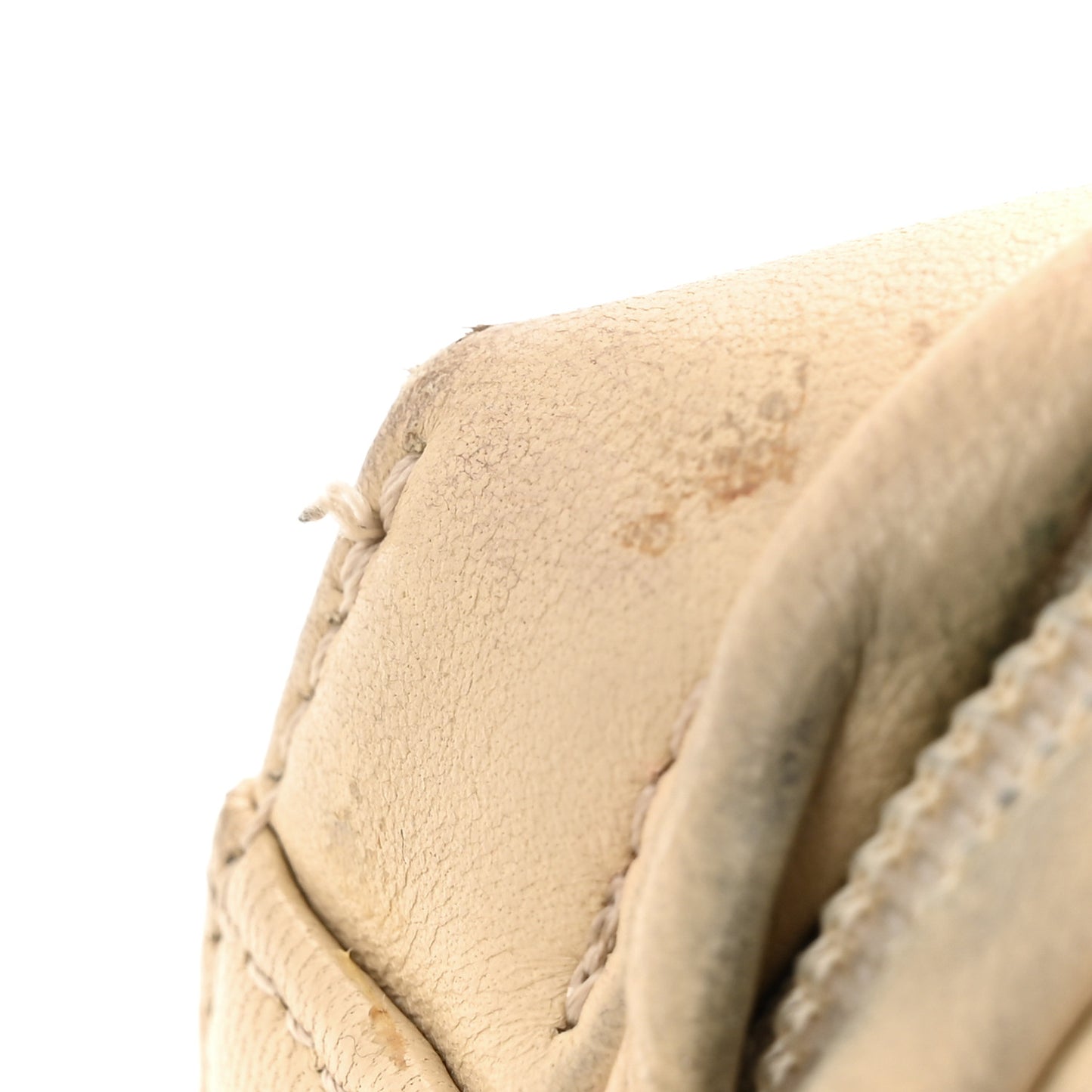 Lambskin Quilted CC Chocolate Bar Shoulder Bag Beige