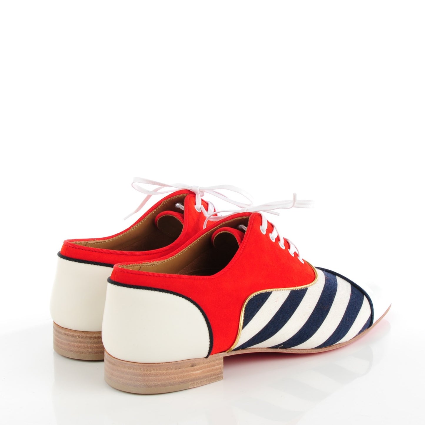 Suede Patent Calfskin Canvas John John Mens Flat Oxfords 43 Navy