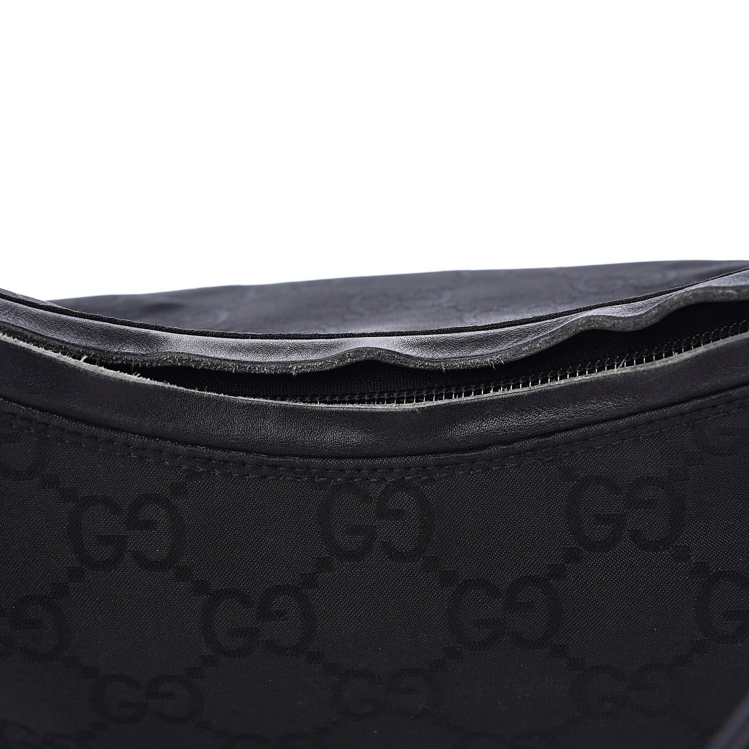 Gucci Nylon Monogram Small Hobo Black 10 of 15