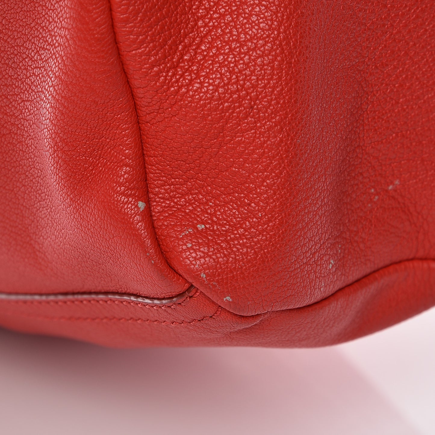 Sugar Goatskin Small Pandora Medium Red
