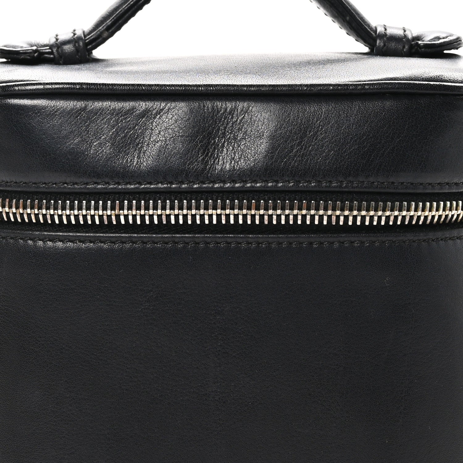 Chanel Lambskin Vanity Cosmetic Bag Black 6 of 12