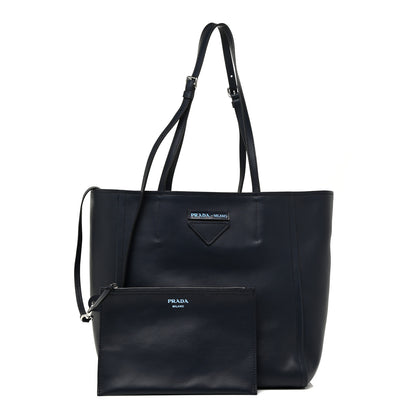 Prada Grace Lux Light Small Concept Shopper Tote Baltico Black 1 of 12