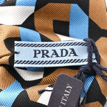 Prada Nylon Metal Logo Scrunchie Multicolor 3 of 3
