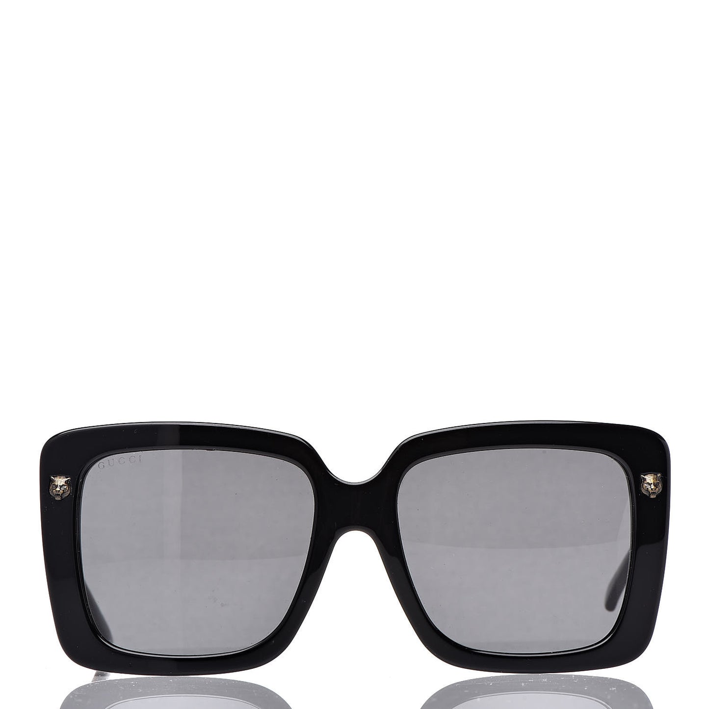 Squared Frame Sunglasses GG0216SA Black